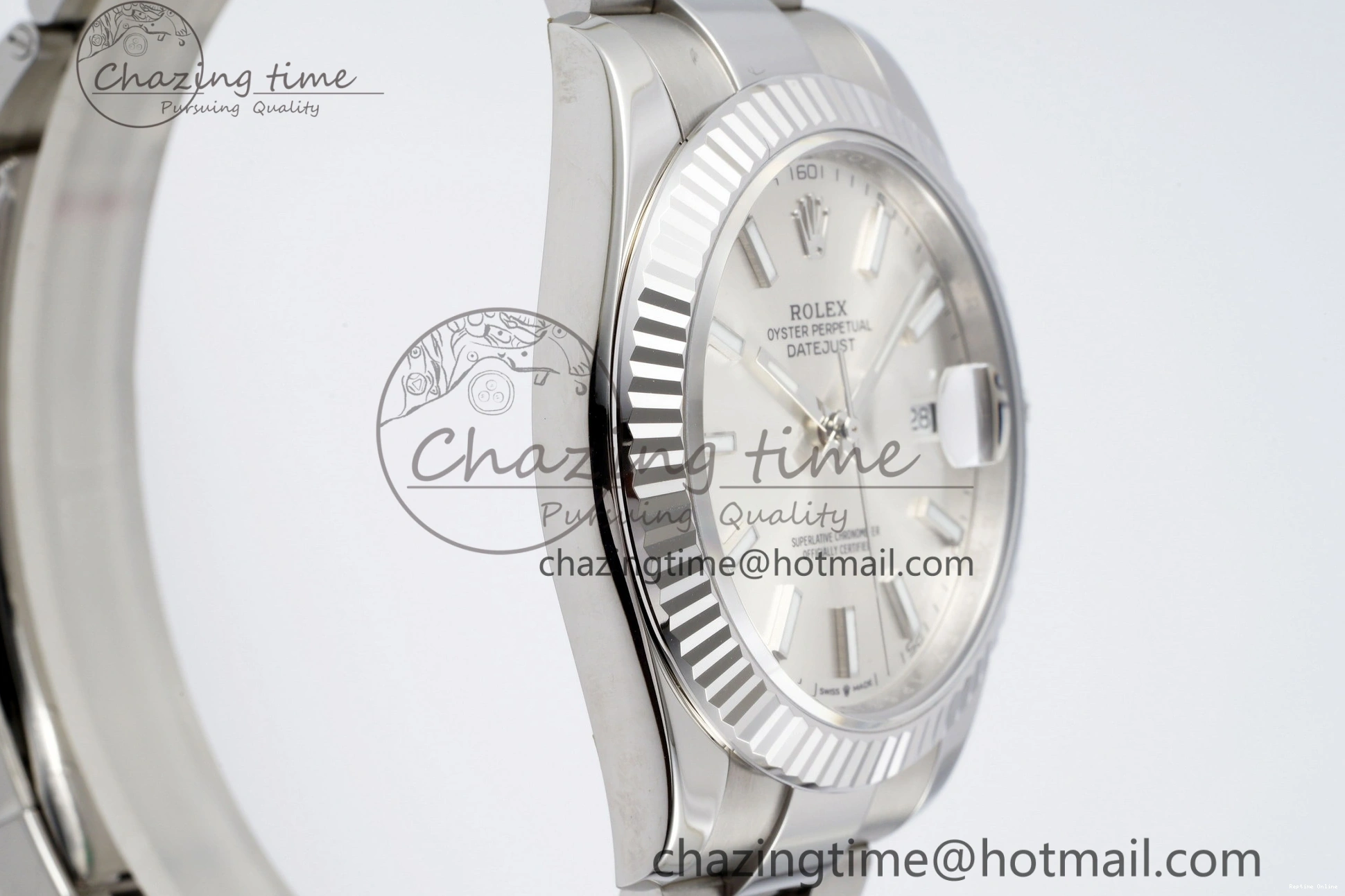 0404 DateJust 41 SS Fluted Bezel KING 1:1 Best Edition 904L Steel Silver Dial on Oyster Bracelet VR Sustainable 2222